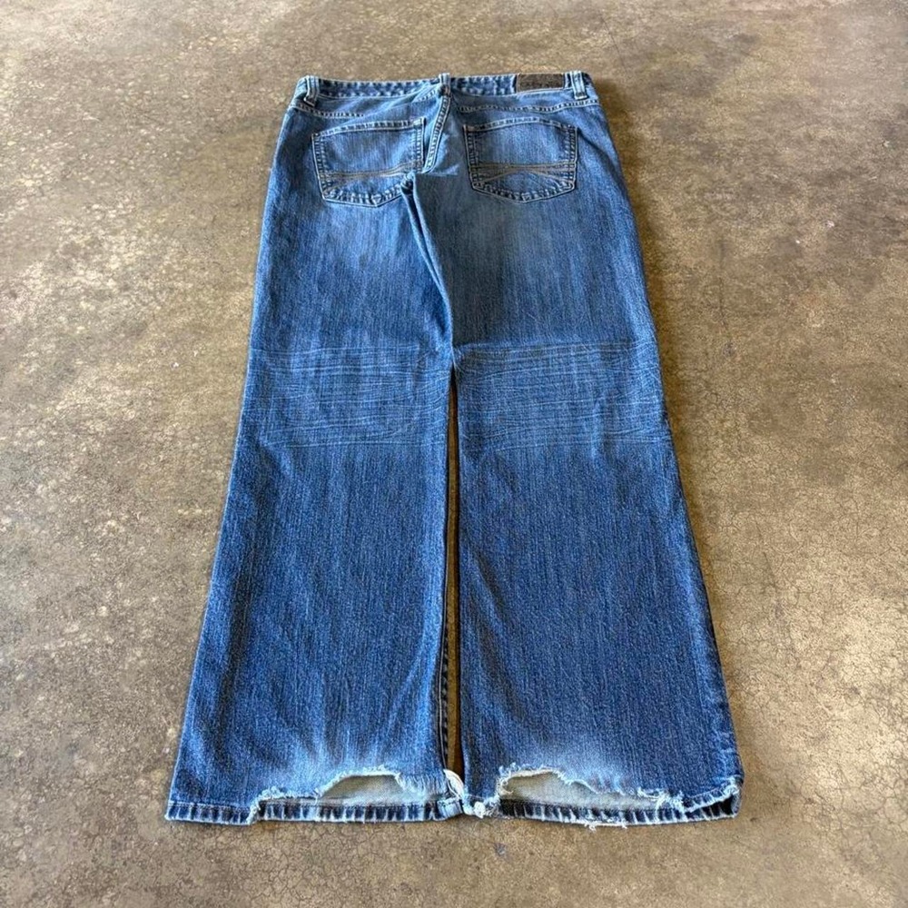 2000s express baggy loose fit dark wash jeans